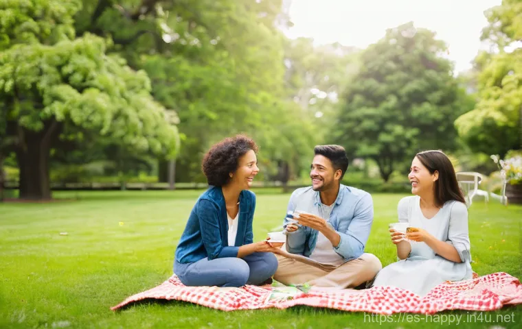 행복을 위한 긍정적인 사람들 만나기 - **Prompt:** Two friends, a man and a woman in their late 20s or early 30s, are seated comfortably on... 행복을 위한 긍정적인 사람들 만나기 - **Prompt:** Two friends, a man and a woman in their late 20s or early 30s, are seated comfortably on...