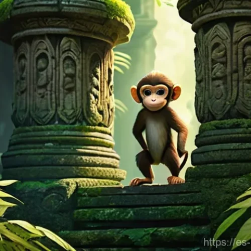 Home 20 행복을 위한 감정 다스리기 - **Prompt:** A young, adventurous girl, no older than 12, with bright, curious eyes, stands in an anc...