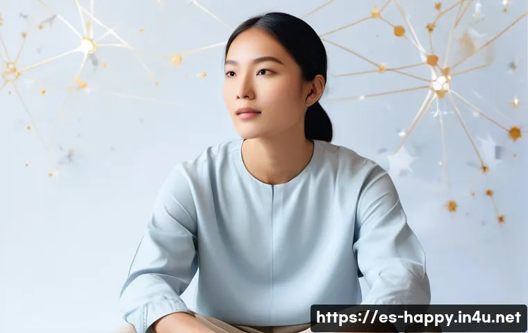 행복한 생각의 힘 - **Prompt:** A serene and contemplative individual, gender-neutral, sitting in a comfortable, bright,...